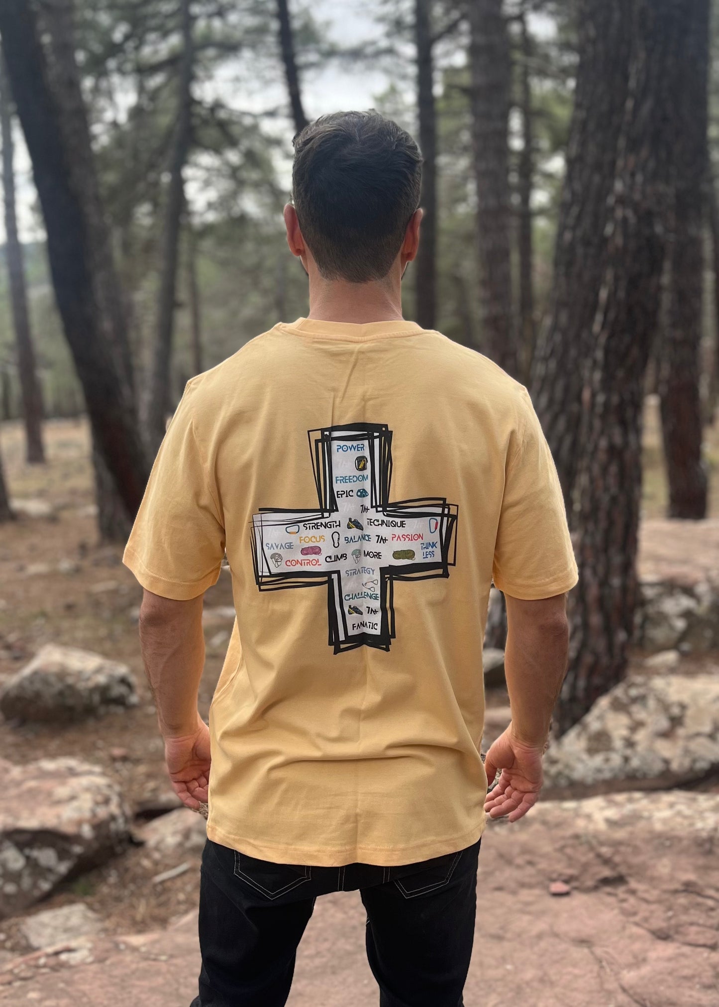 Camiseta MÁS 7A+ Escalada y Boulder