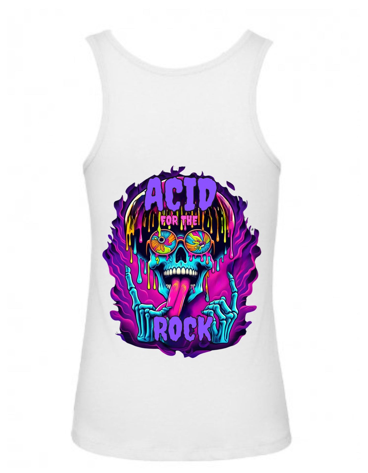 Camiseta Tirantes Mujer Acid Escalada / Boulder - XS / Blanco - camiseta tirantes mujer