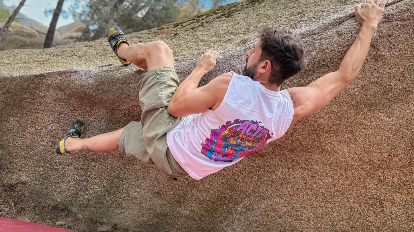 Camiseta sin mangas diseño ACID