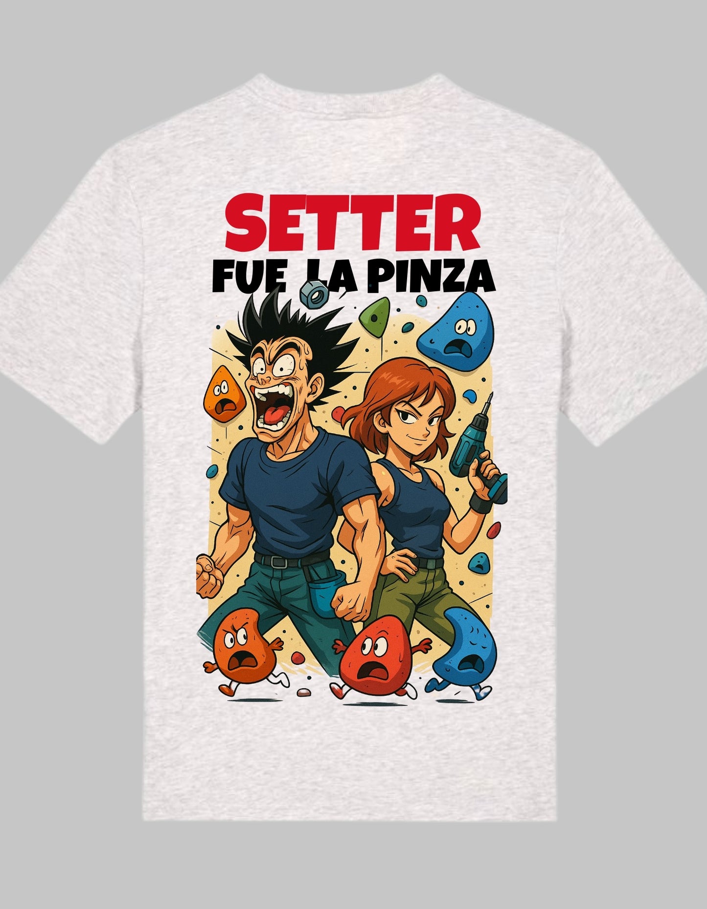 Camiseta setter gris claro