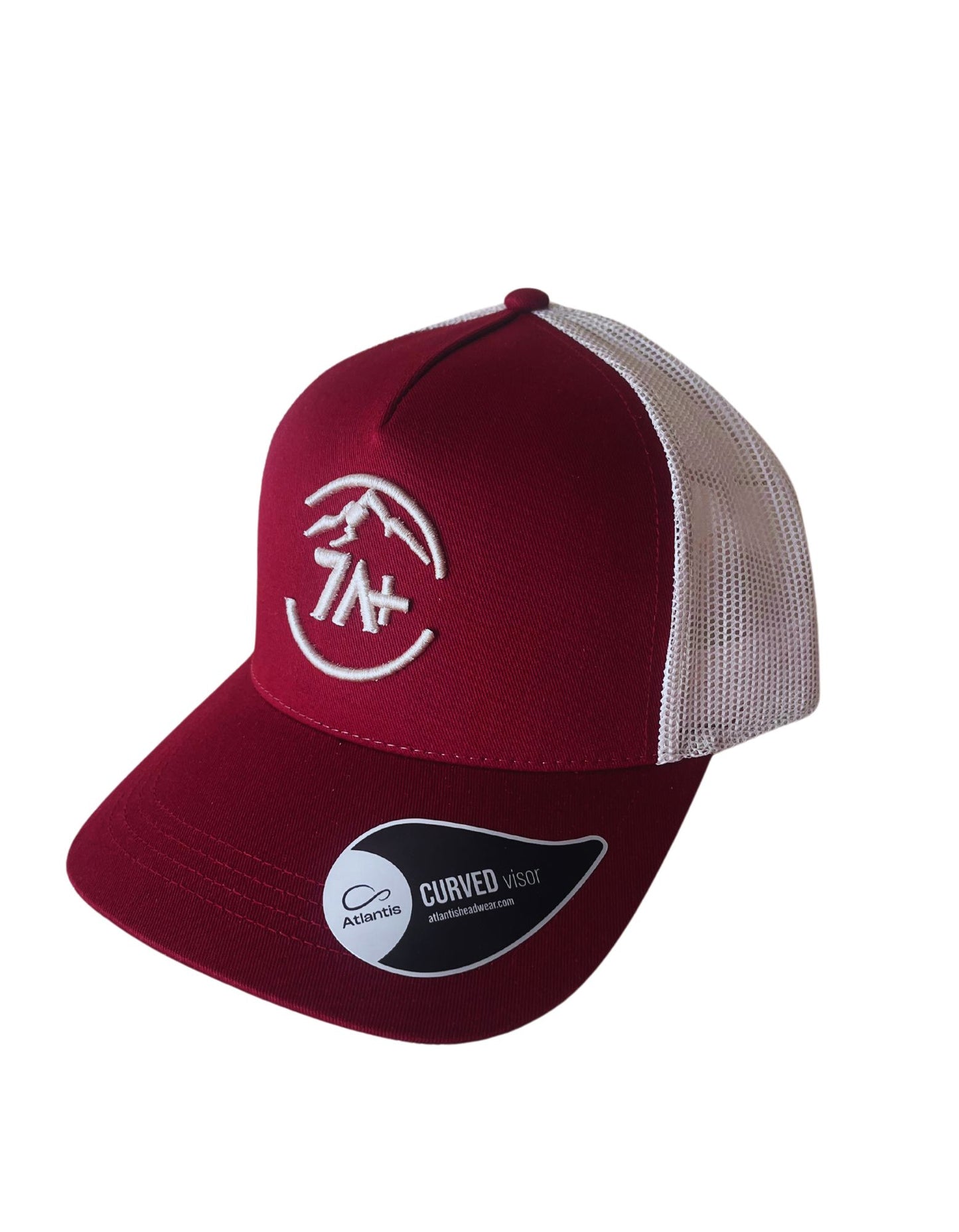 Gorras 7A + para Escalada Boulder y Montaña - Granate / Beige - Gorras