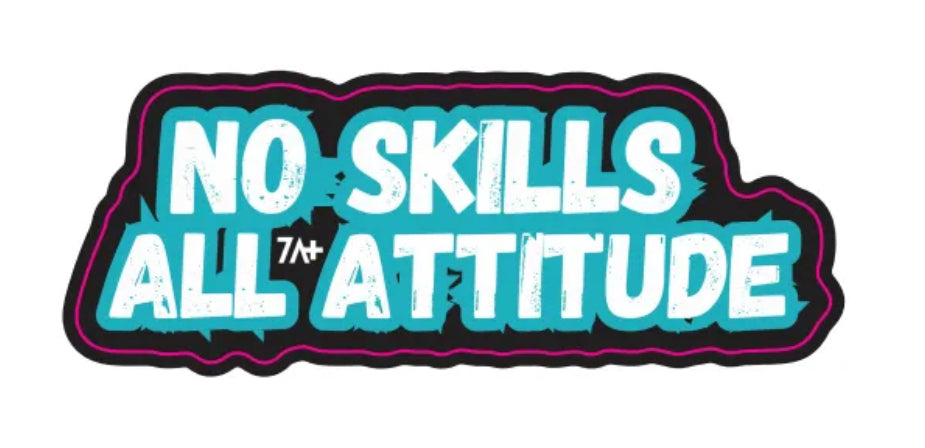 Pegatinas NO SKILL - ALL ATTITUDE Escalada - Boulder - pegatinas