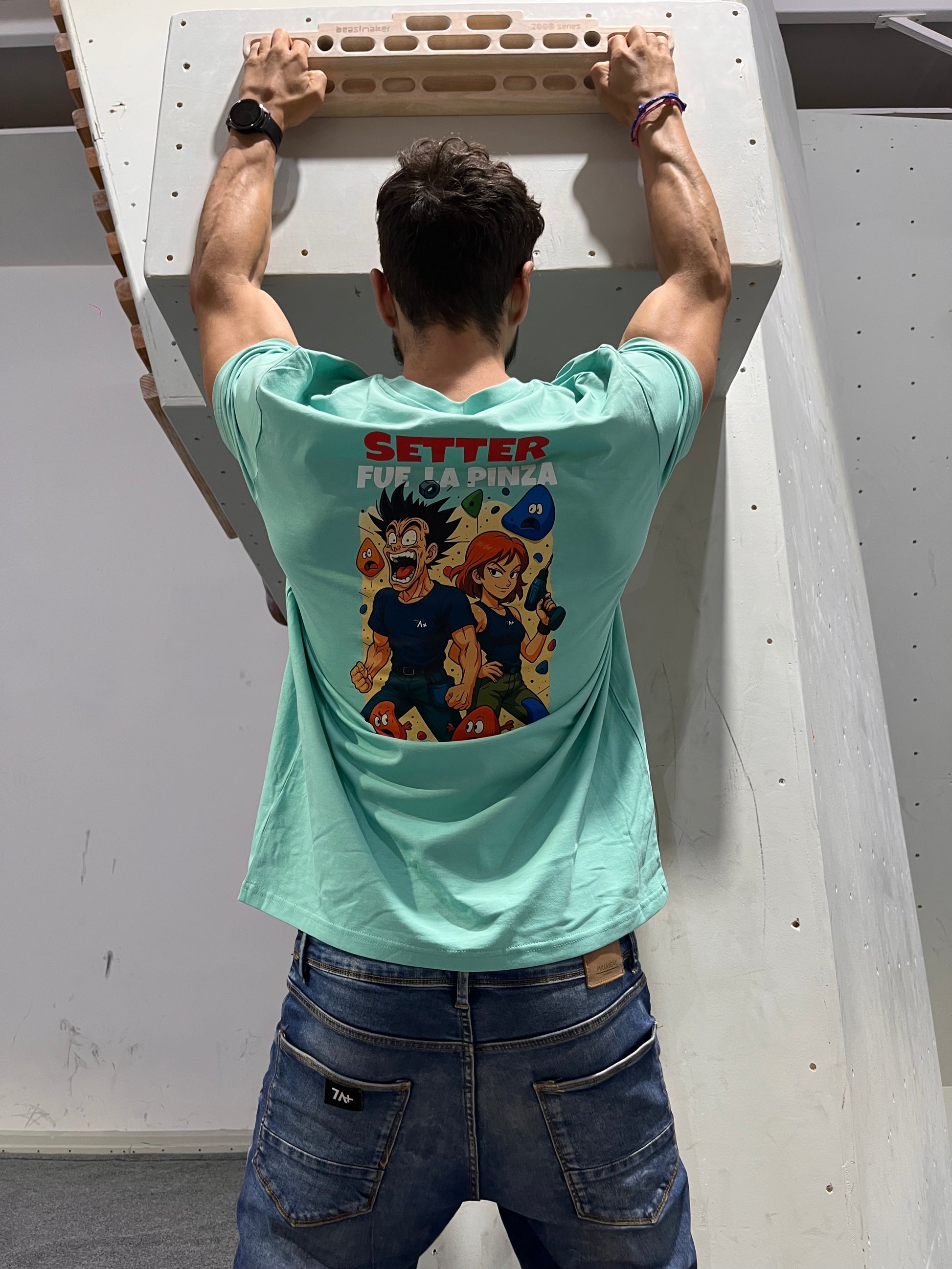 camiseta Setter pool trasera