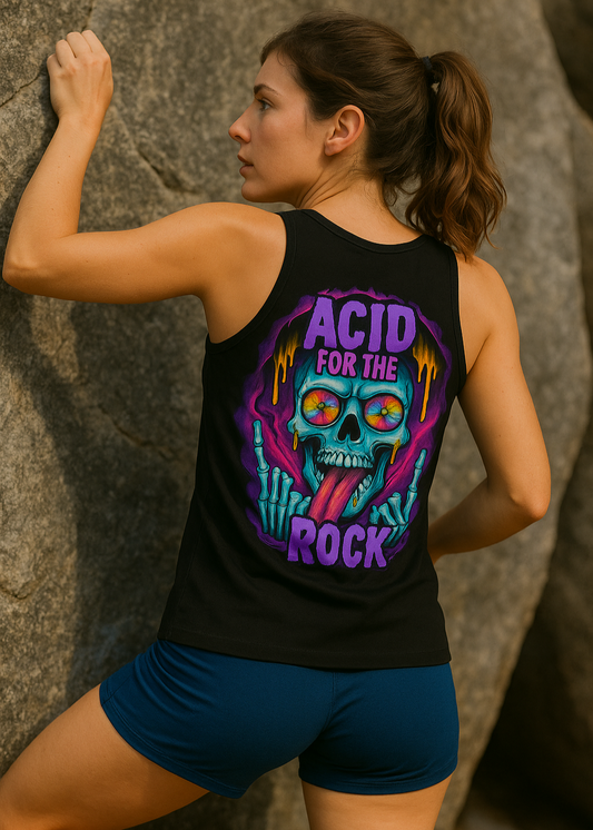 Camiseta de tirantes mujer color negro Acid