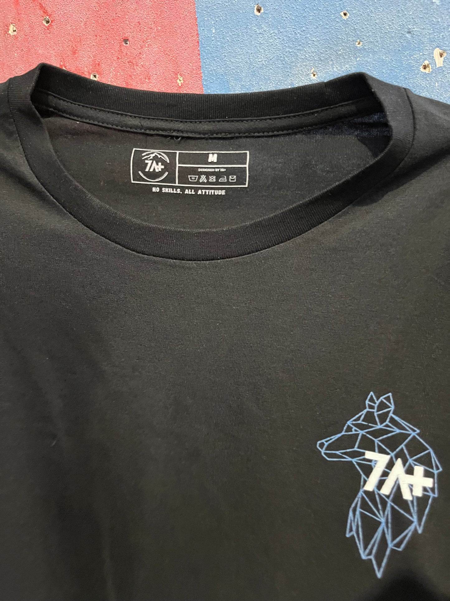 Etiqueta interior, camiseta the wolves.