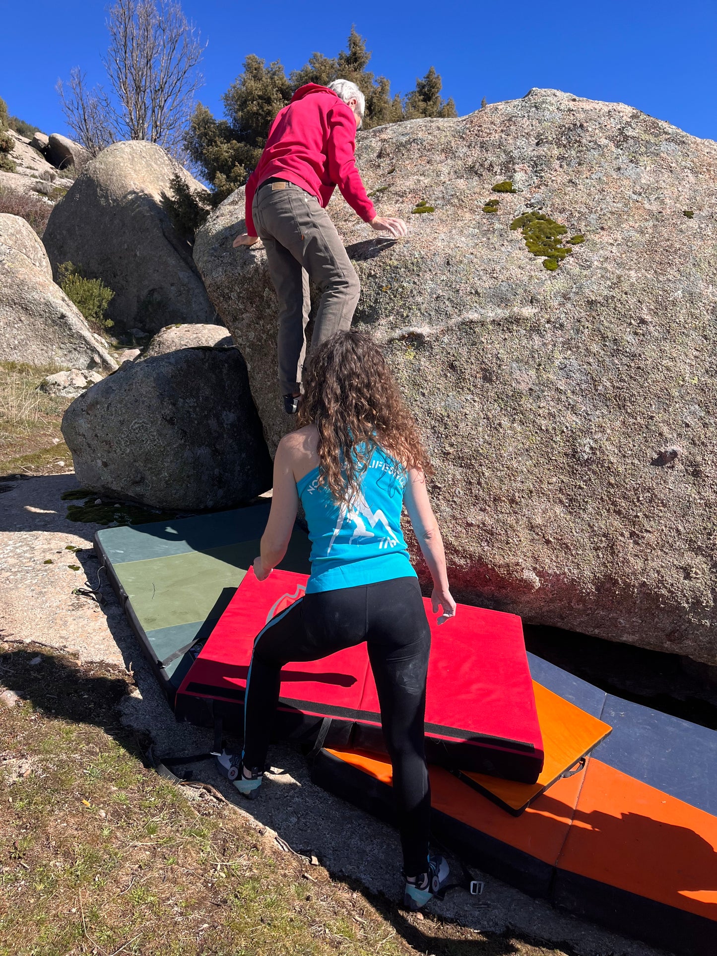Camiseta Tirantes Ajustada Mujer Escalada / Boulder. - camiseta tirantes mujer