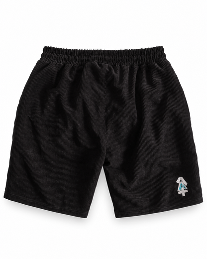 Pantalón negro corto boulder pana