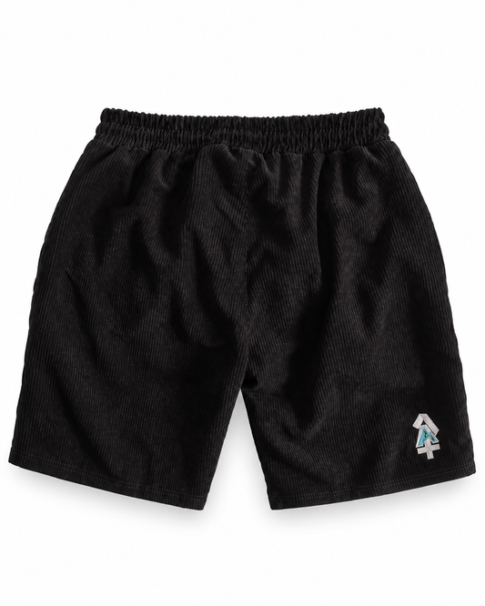 Pantalón negro corto boulder pana
