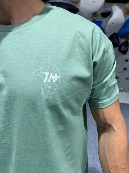 camiseta verde the wolves parte delantera