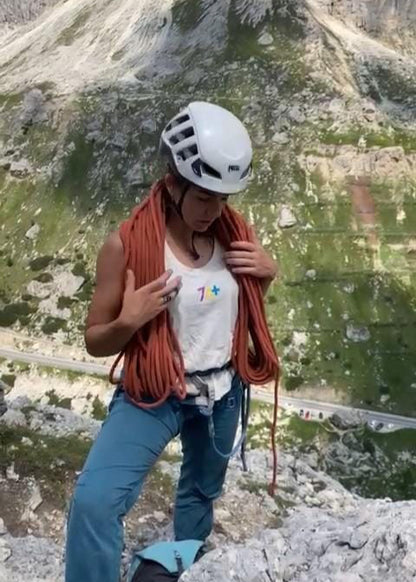 Camiseta Tirantes Mujer Escalada y Boulder.