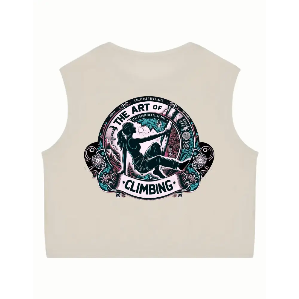 Camiseta The Art of Climbing 7A + Escalada y Boulder - Marfil / XS - camiseta tirantes mujer