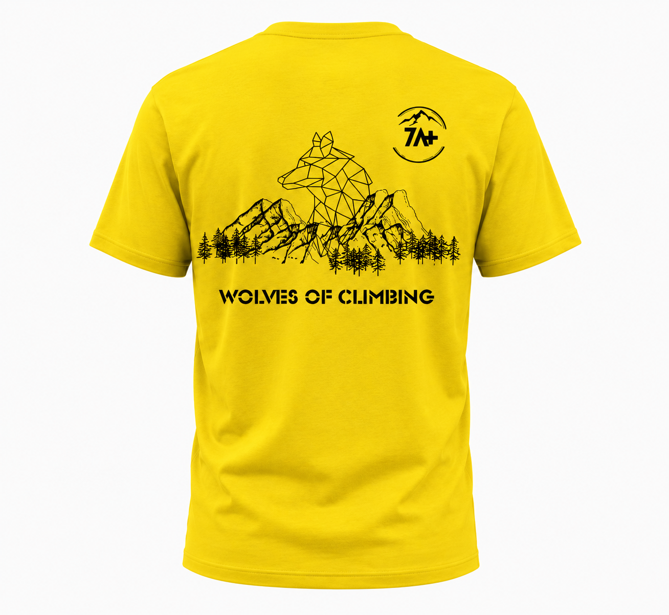 Camiseta Wolves of Climbing 7A+ Escalada y boulder.