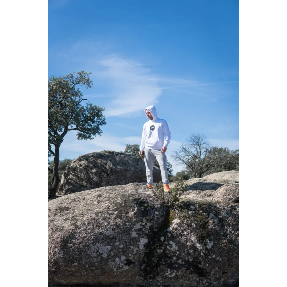 Sudaderas de Escalada y Boulder 7A + - S / Blanco - Entrenamiento