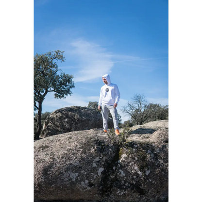 Sudaderas de Escalada y Boulder 7A + - S / Blanco - Entrenamiento